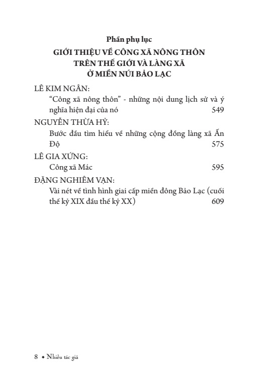 Combo 2 tập: Nông Thôn Việt Nam Trong Lịch Sử