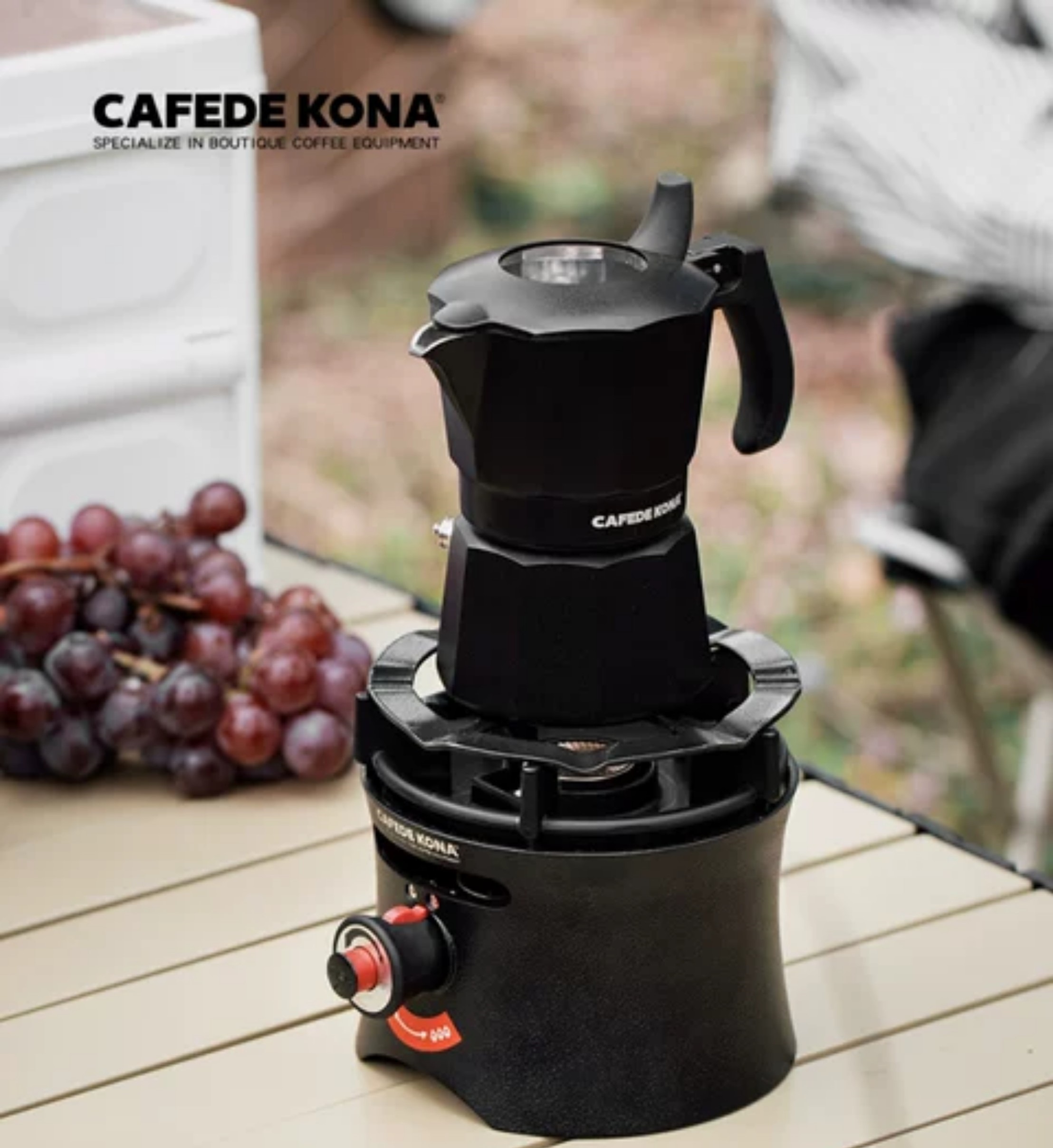 Bếp gas mini CAFE DE KONA pha cà phê moka