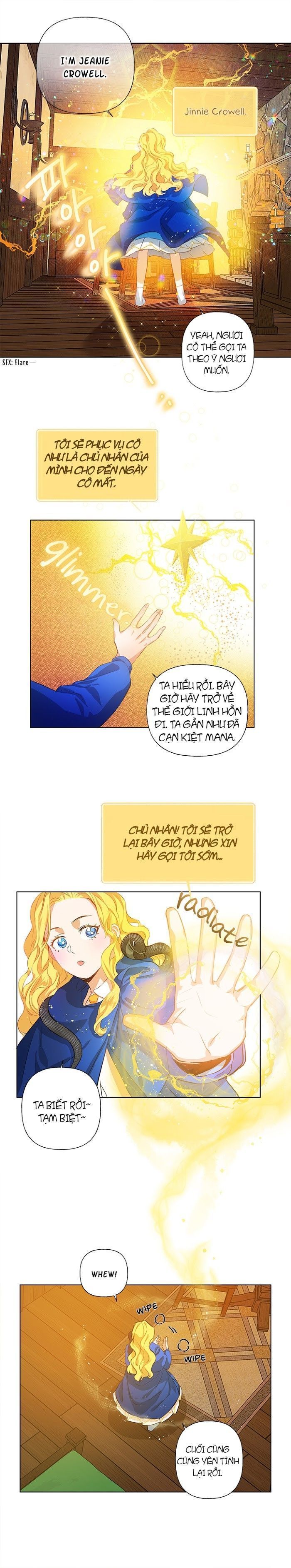 triệu hồi sư với mái tóc màu hoàng kim chapter 17 8