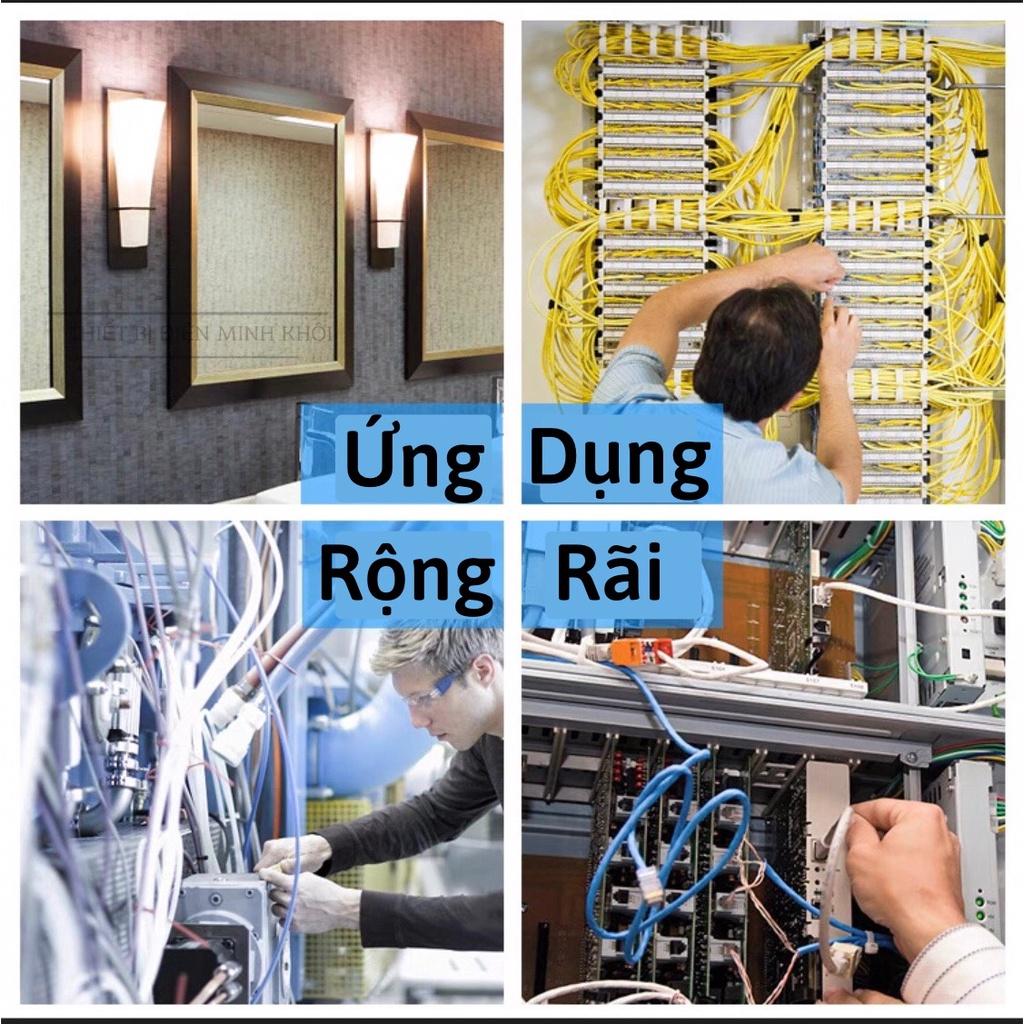 Combo 10c cầu nối dây điện nhanh CH2, cút nối dây điện nhanh 2P siêu bền, chống chập, cầu đấu 2