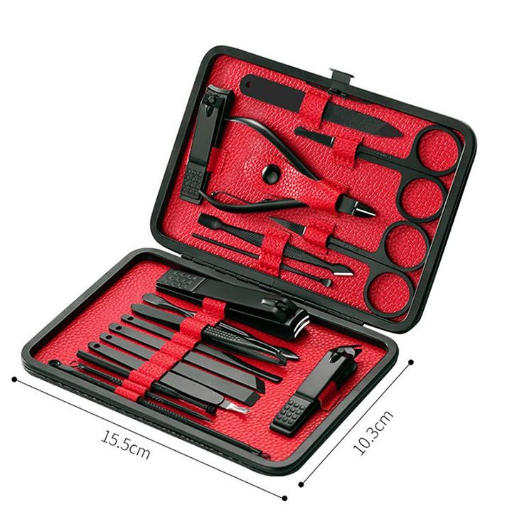 BỘ KỀM CẮT MÓNG TAY TIỆN DỤNG - BỘ KÌM BẤM MÓNG TAY 18 MÓN.