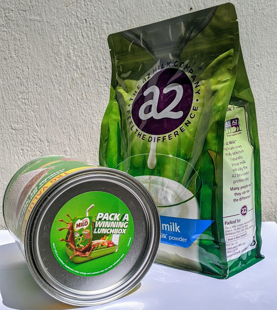 Combo Sữa Bột A2 Nguyên Kem (1kg) và Milo Úc (1kg)