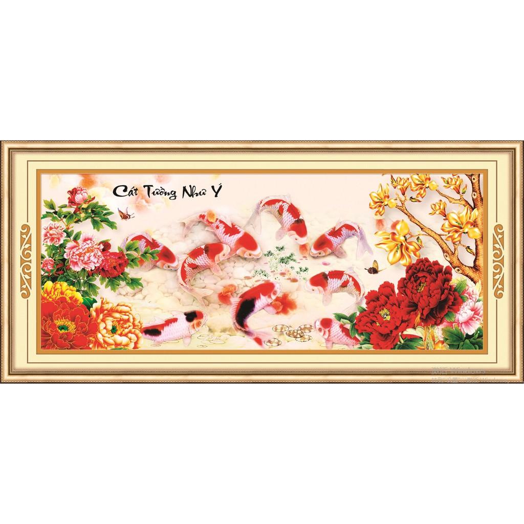 Tranh đính đá Cát tường như ý 77535