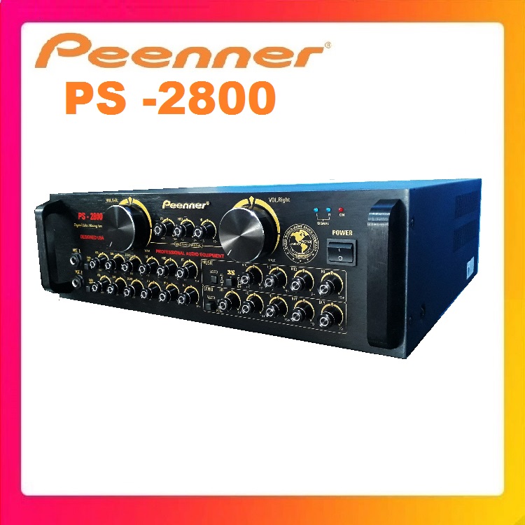 Amply Karaoke Gia đình Cao cấp Peenner PS-2800 Hàng chính hãng