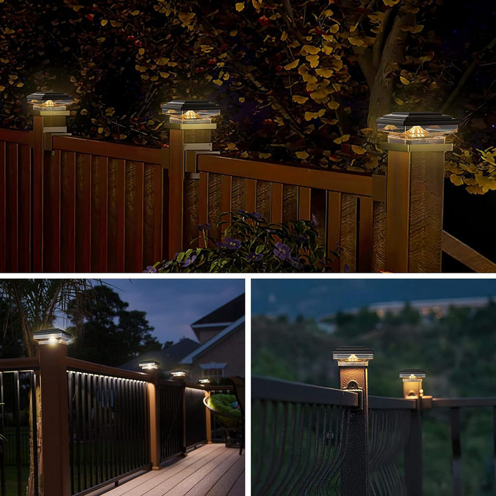 Đèn Trang Trí Cột Trụ Ngoài Trời SOLAR COLUMN LAMP EUROTECH Chống Thấm Nước IP65 - Home and Garden