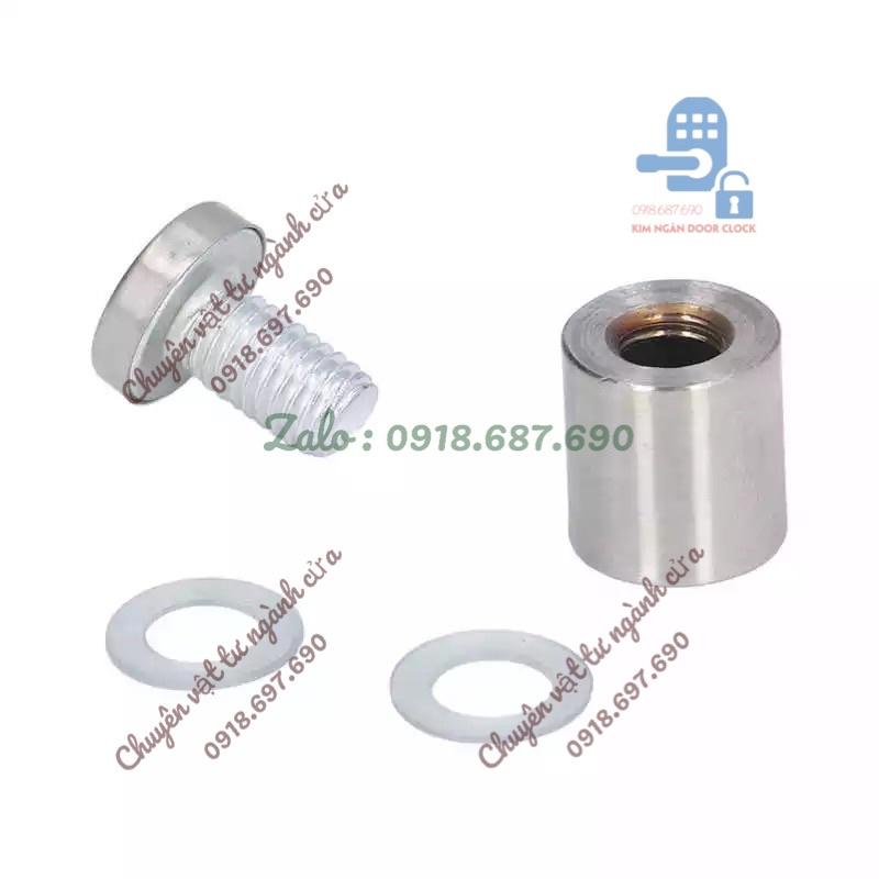 Ốc đỡ kiếng phi 19 hoặc phi 25 lắp bảng quảng cáo - kính trang trií