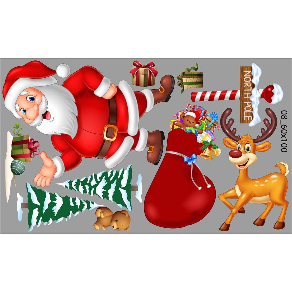 Ông già Noel,tuần lộc và túi quà