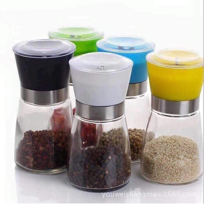 LỌ XAY HẠT TIÊU THỦY TINH