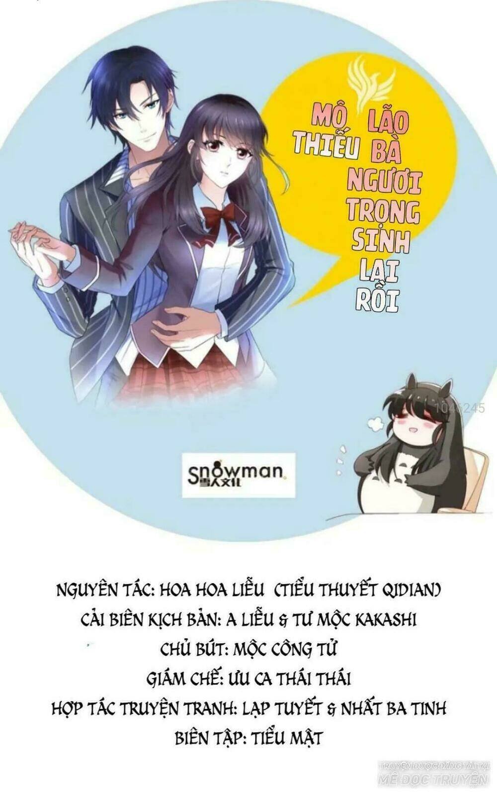 mộ thiếu, lão bà ngươi trọng sinh lại rồi! chapter 10 1