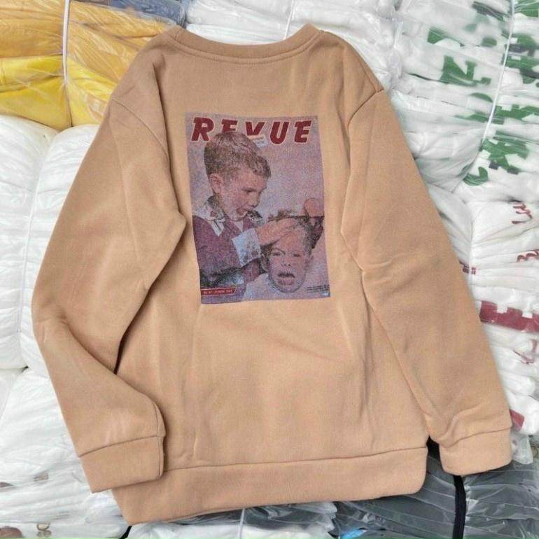 ÁO KHOÁC NỈ HOODIE IN HÌNH CẬU BÉ CẮT TÓC QUÁ XINH - CHẤT NỈ BÔNG CỰC DÀY