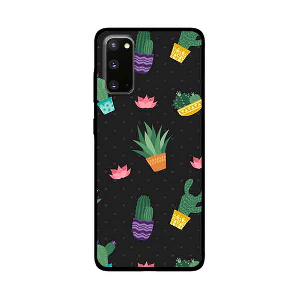 Ốp Lưng Dành Cho Samsung Galaxy S20 mẫu NỀN Xương Rồng - Hàng Chính Hãng