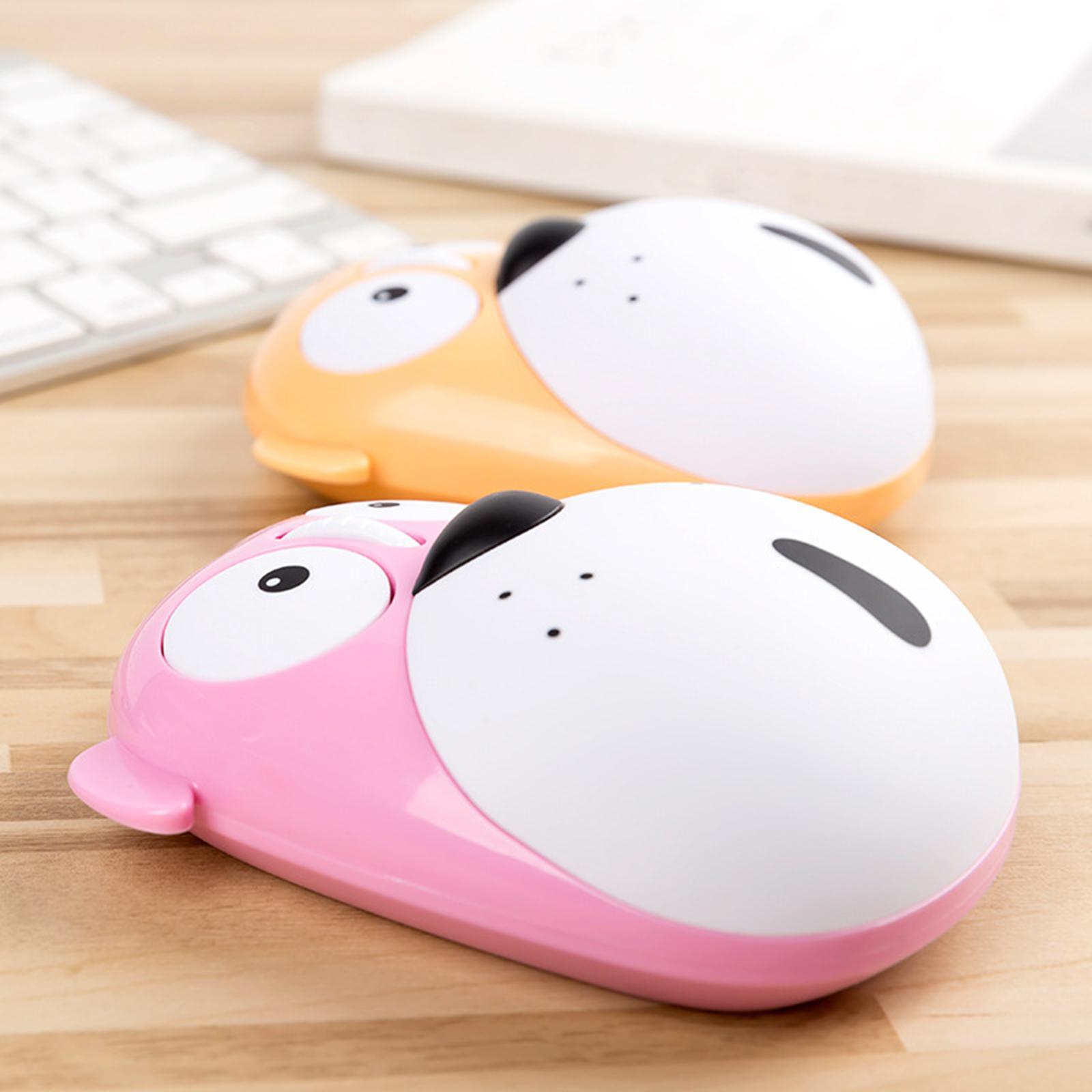 2.4G Wireless Mouse Dog Shape with USB Nano Receiver Animal for Office