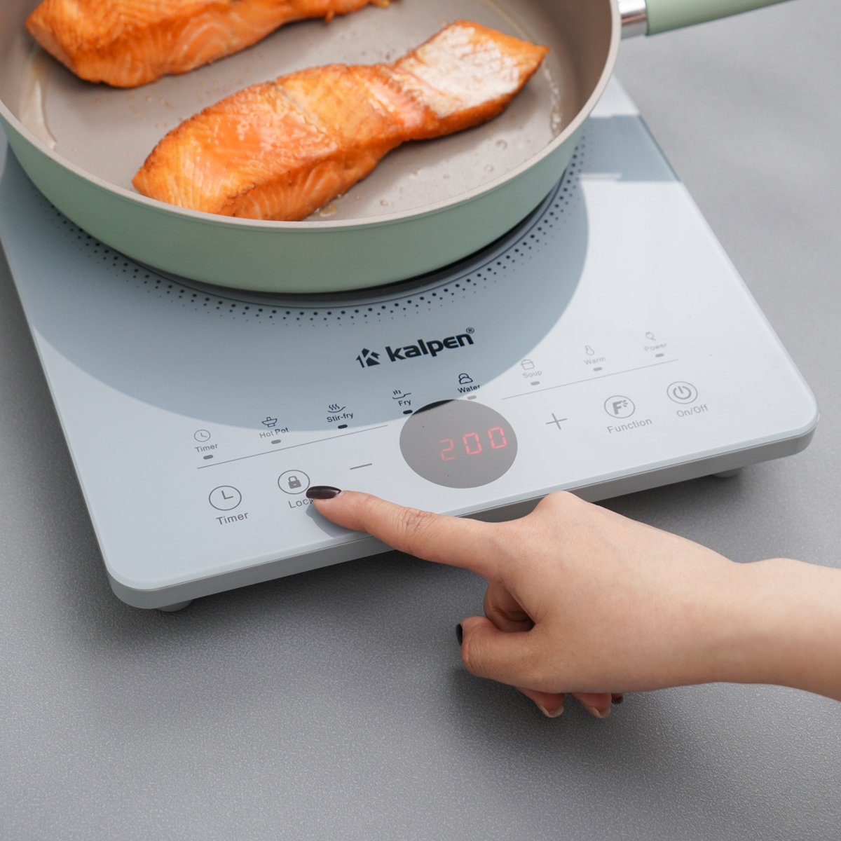 Bếp điện từ đơn Kalpen công suất 2000W hàng Đức, bảo hành 2 năm hàng chính hãng