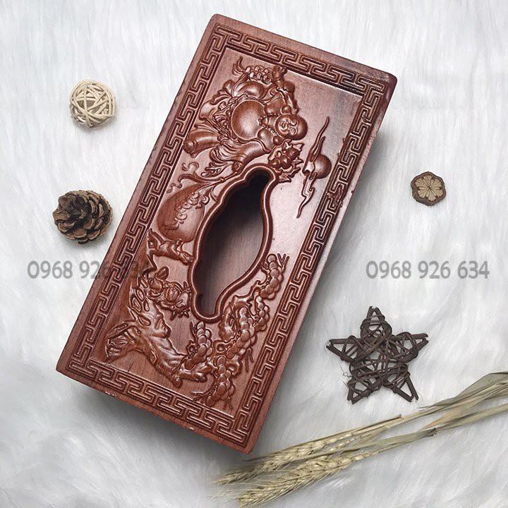 Hộp Đựng Giấy Ăn Gỗ Hương Sang Trọng Hộp giấy ăn tiện lợi cho mọi gia đình