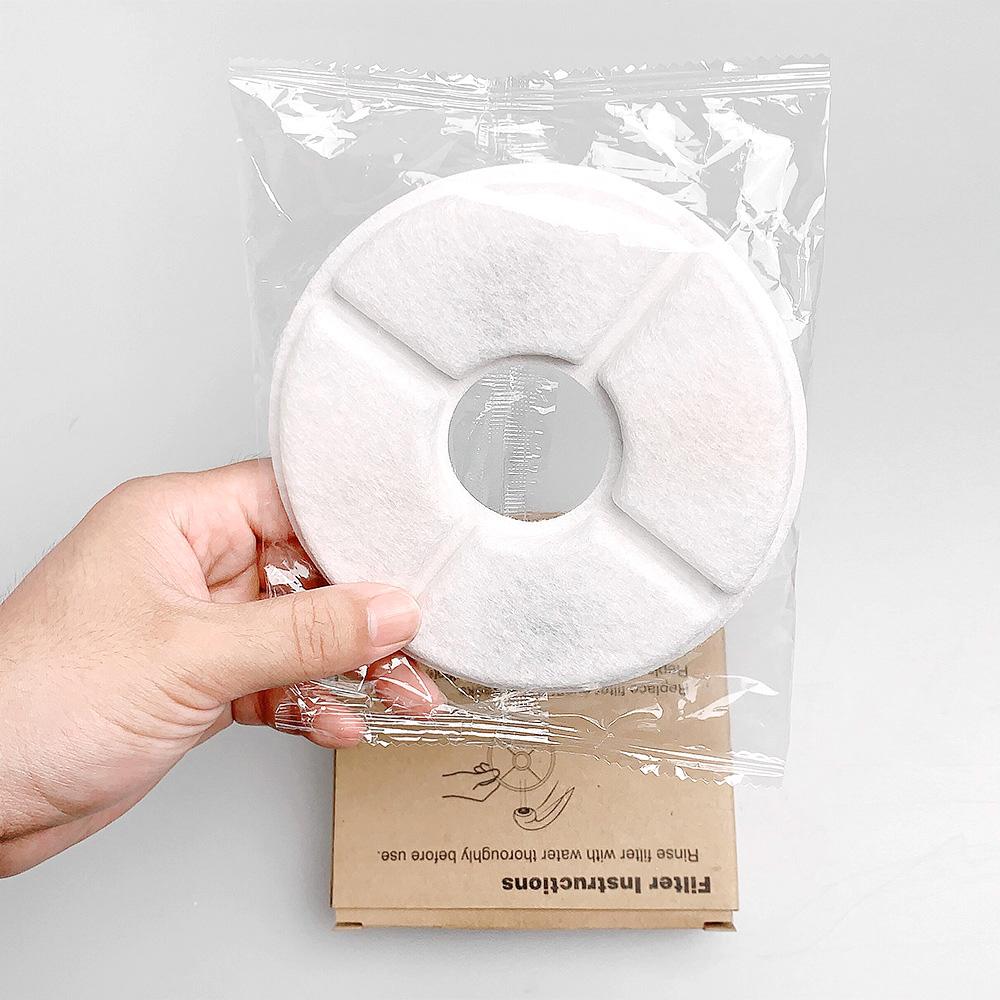 Bộ Lọc Nước Bằng Nhựa Than Hoạt Tính Dạng Tròn Cho Thú Cưng