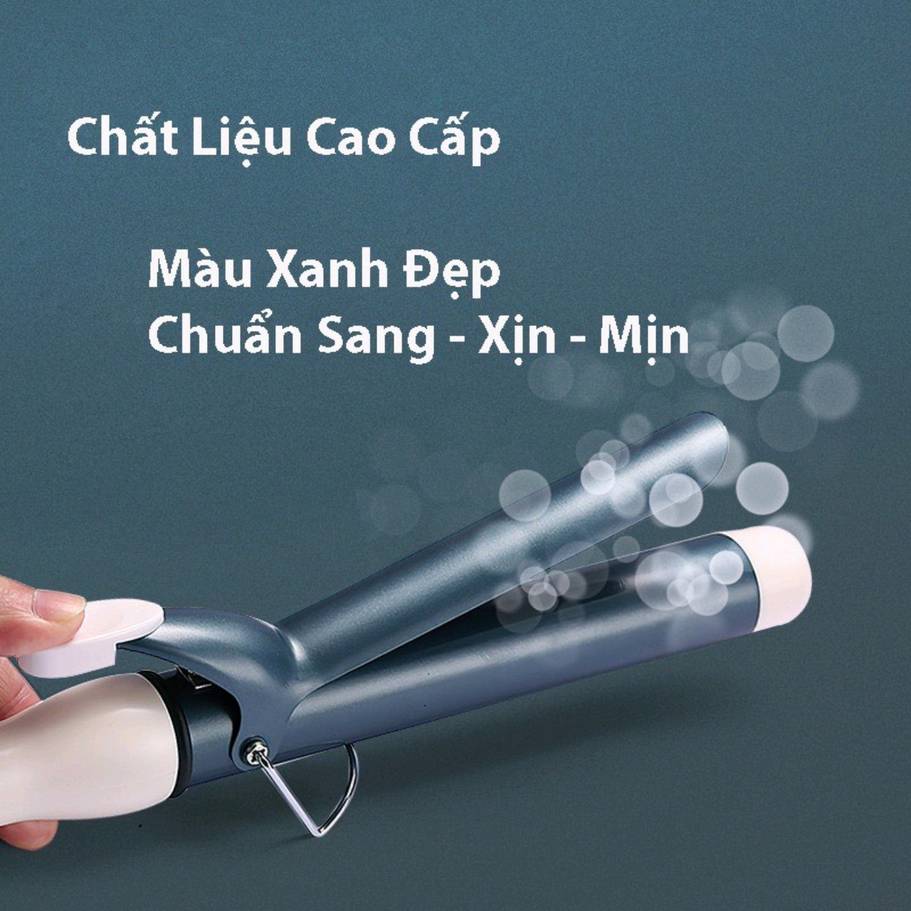 Máy uốn tóc gợn sóng - Máy làm xoăn tóc cao cấp