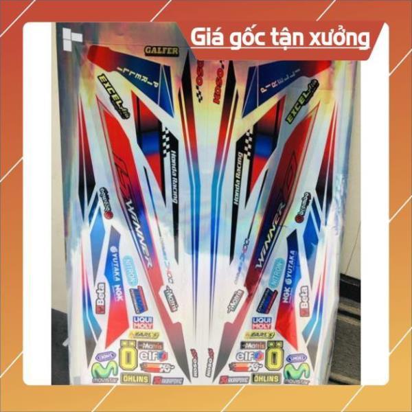 Trọn bộ tem rời winner chuyển màu Crom titan 7 màu