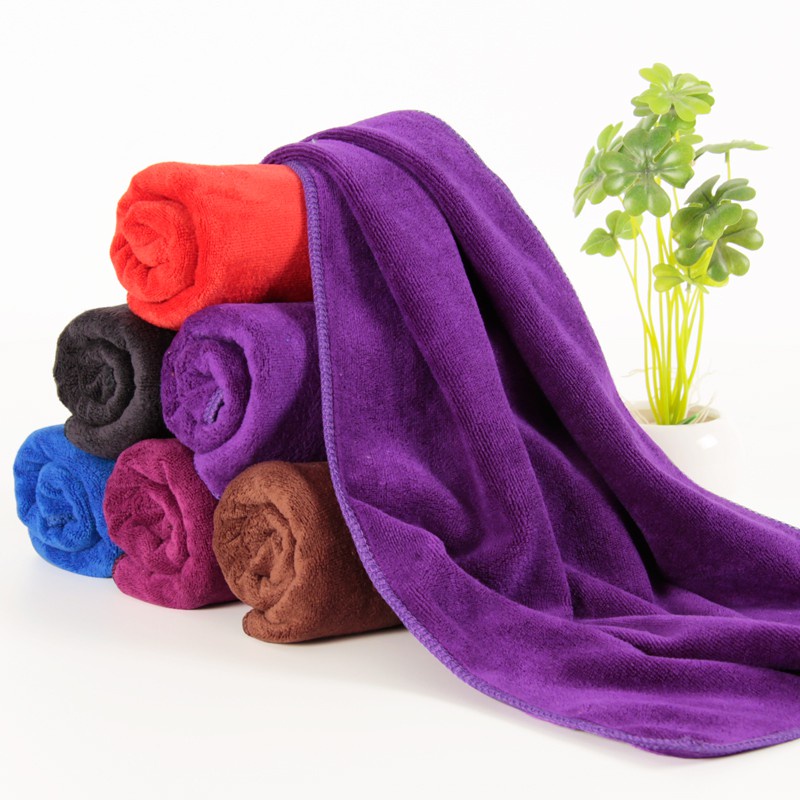 Khăn lau đa năng bằng sợi Microfiber,  siêu mềm siêu thấm nước 30x50cm - Chính hãng MINIIN (Giao màu ngẫu nhiên)