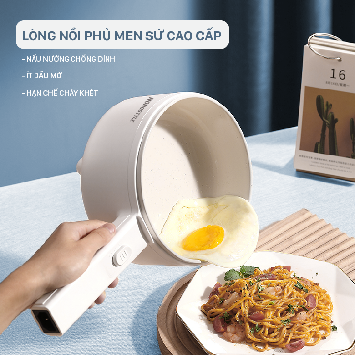 Nồi Điện Đa Năng NONOSTYLE (2L) - Hàng Chính Hãng