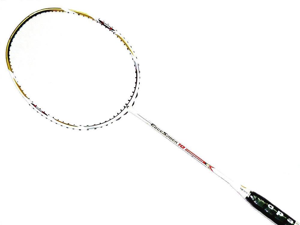 Vợt cầu lông Apacs Edge Saber 10 màu trắng tặng kèm dây đan vợt +quấn cán vợt