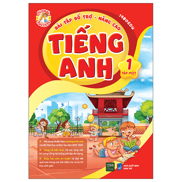 Bài Tập Bổ Trợ Nâng Cao Tiếng Anh Lớp 1 - Tập 1 (1980 BOOKS HCM)