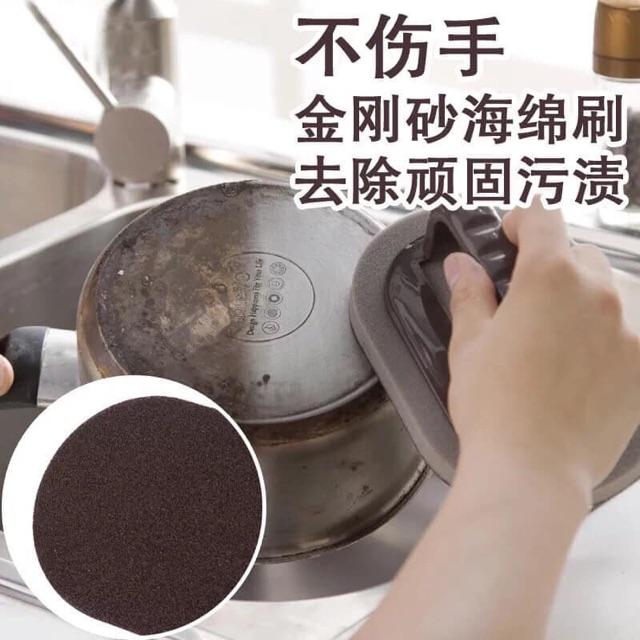 Miếng cọ xoong đa năng kiêm mài dao