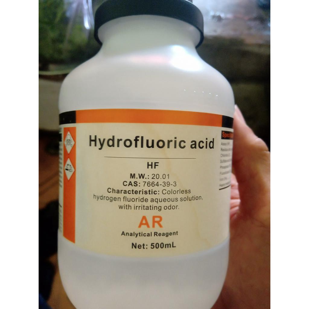 Hóa chất Hydro Flouric A.cid HF-1kg Chiết lẻ để phục vụ lab sx