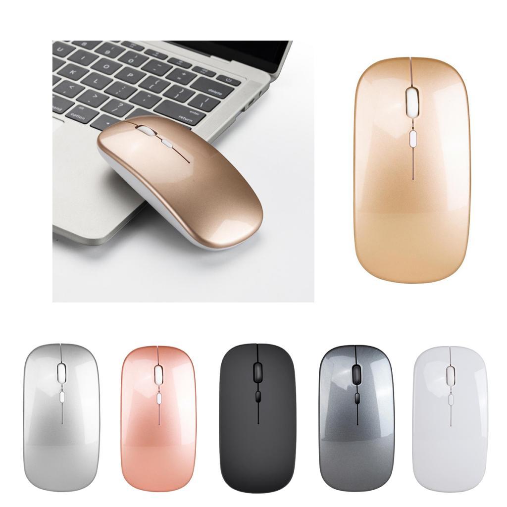 Mini Rechargeable Wireless Optical Gaming Mouse USB Receiver For PC Black