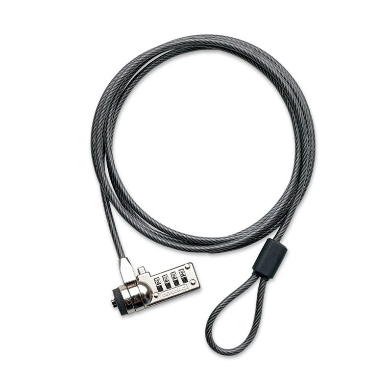 Khóa laptop TARGUS DEFCON Resettable T-Lock combo Cable Lock Polybag - PA410BX- Hàng chính hãng