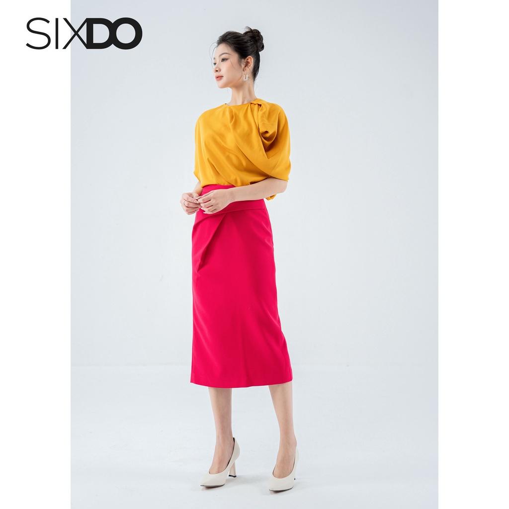 Chân váy bút chì xẻ sau thời trang SIXDO