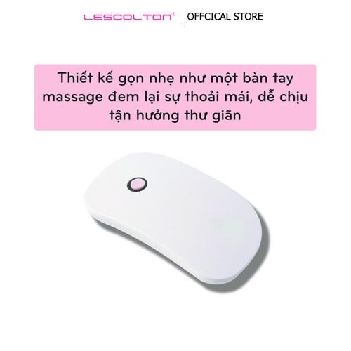 Lược massage đầu silicon LESCONTOL chải tóc, massage da đầu, làm mềm tóc và làm giảm căng thẳng khi sử dụng