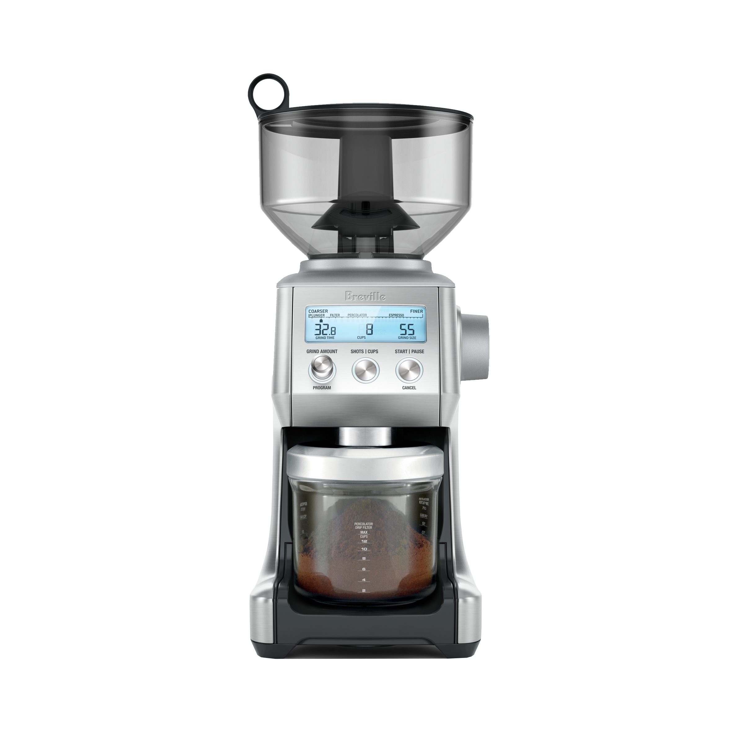 Máy xay cafe Breville 820 the Smart Grinder Pro BCG820BSS - Hàng chính hãng