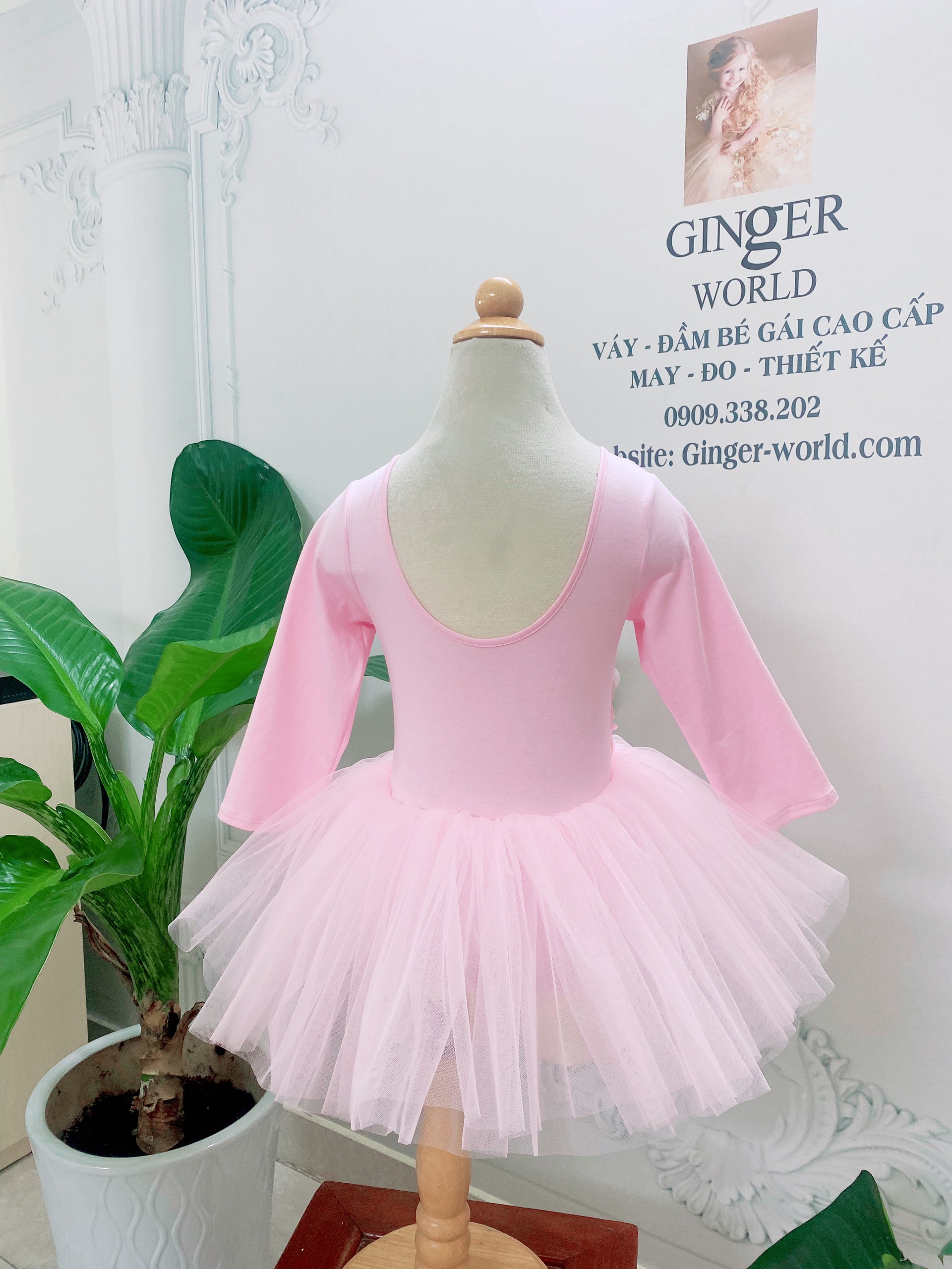 Đầm múa ballet cho bé PD381 Ginger world