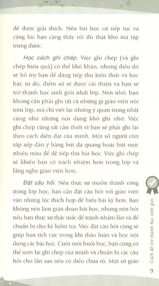 Cách Để Trở Thành Học Sinh Giỏi