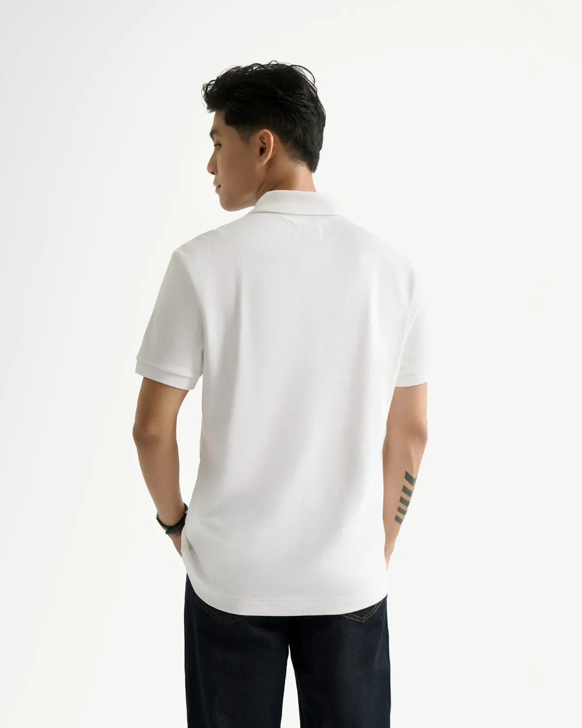 Áo polo nam thêu cổ Form Fitted (3 màu)- ROUTINE 10F24POL027R1 | ROUTINE CÀ MAU