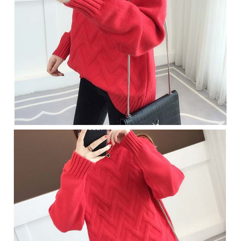 Áo len nữ phong cách Hàn Quốc len dày dặn freesize