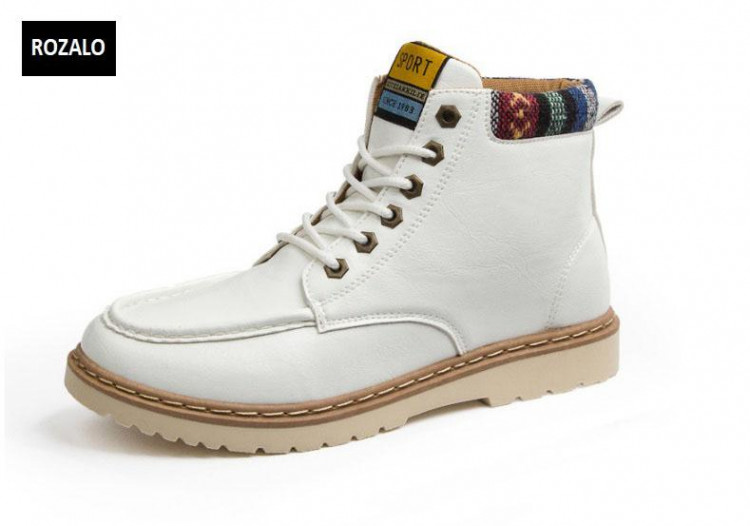 Giày nam cổ cao dã ngoại chống thấm đế bằng Rozalo4.jpg