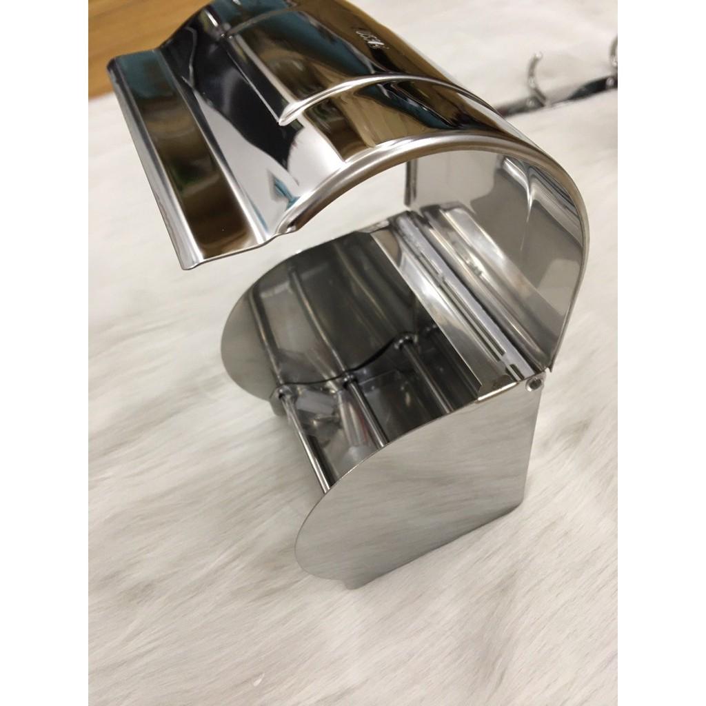 Lô giấy vệ sinh hộp kín Inox 304 dày dặn