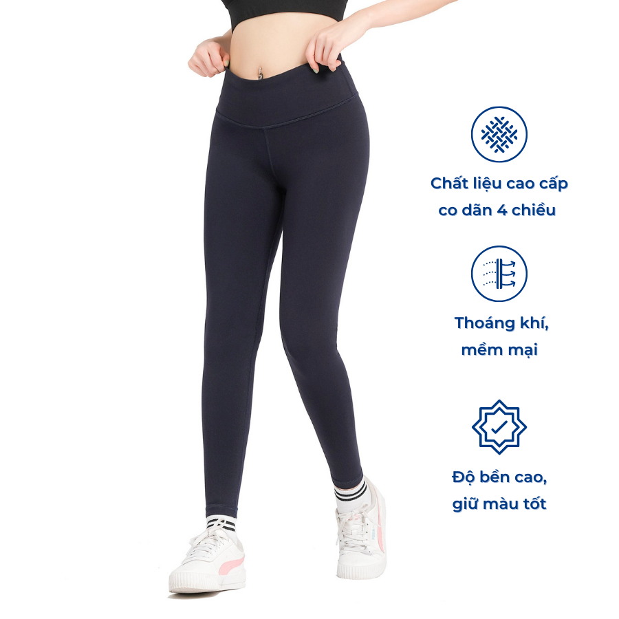 Quần legging dài nữ REETA vải thun dày dặn co giãn tốt, tôn dáng, nâng mông tự tin tập luyện và nhiêu màu sắc - A1797
