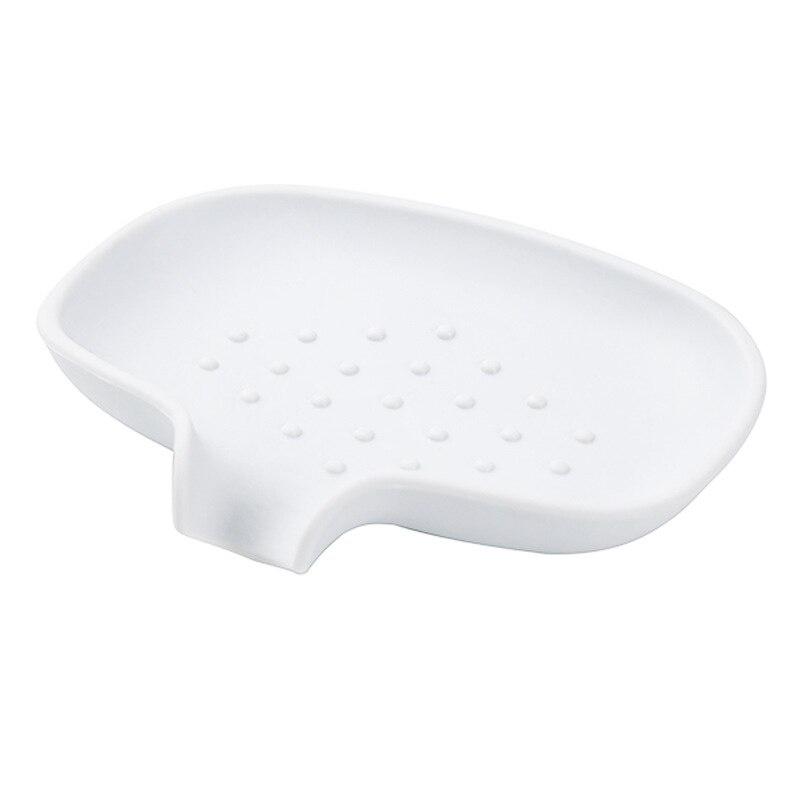 Silicone Soap Box Drain Soap Holder Box Shower Soap Holder Sponge Storage Plate Tray Bathroom Supplies Kitchen Drain Rack