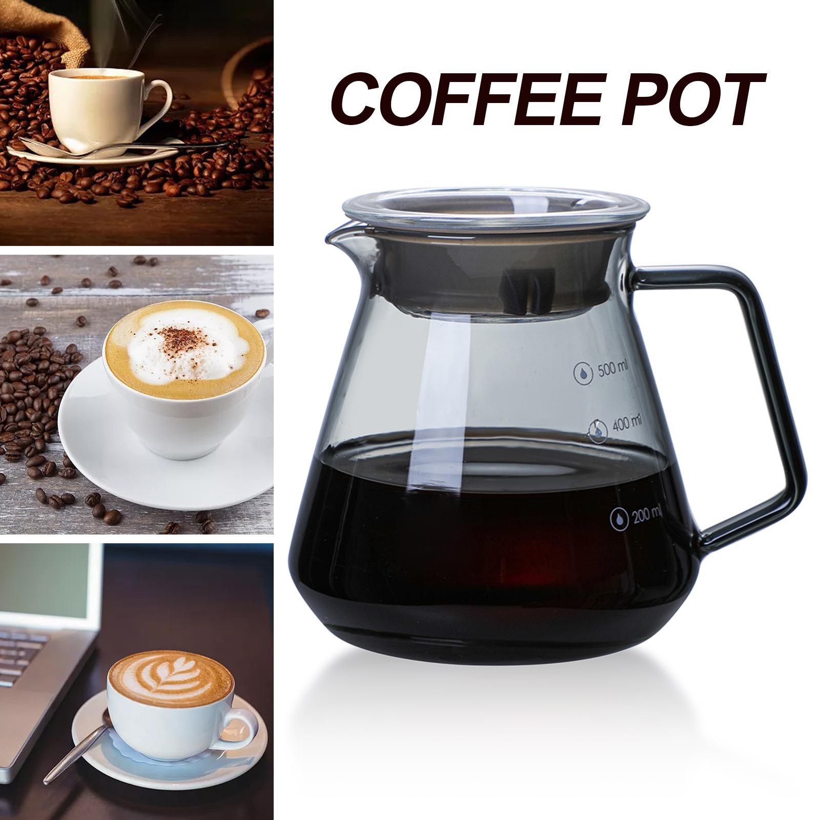 Glass Pour Over Coffee Pot Hand Drip Coffee Server Coffee Pot