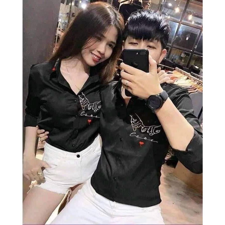 Áo sơ mi cặp đôi siêu đẹp