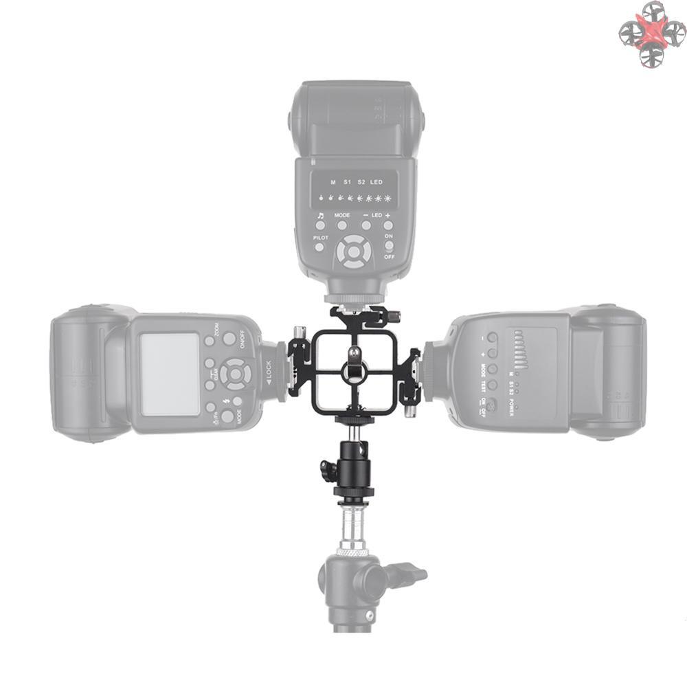 Giá đỡ cho điện thoại / dù / đèn LED / màn hình / micro với đầu bi chuyển đổi chất lượng cao chuyên dụng cho chân máy ảnh