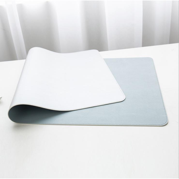 Thảm Da Trải Bàn Làm Việc Deskpad Da PU size Lớn Kiêm Miếng Lót Chuột Máy Tính Cỡ Lớn.