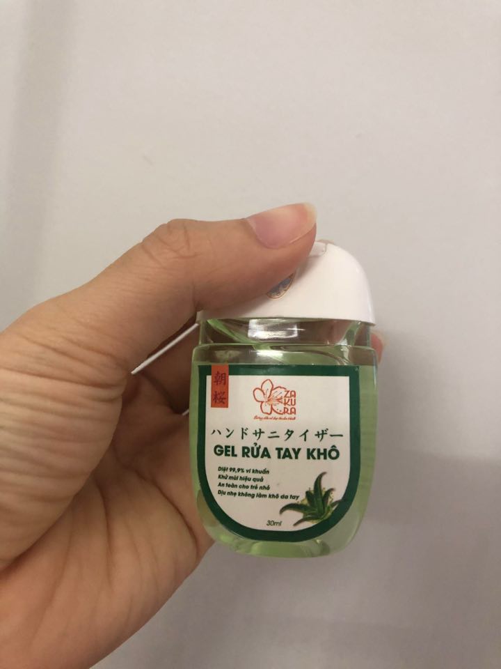 GEL RỬA TAY KHÔ ASA ZAKURA COMBO 5 CHAI