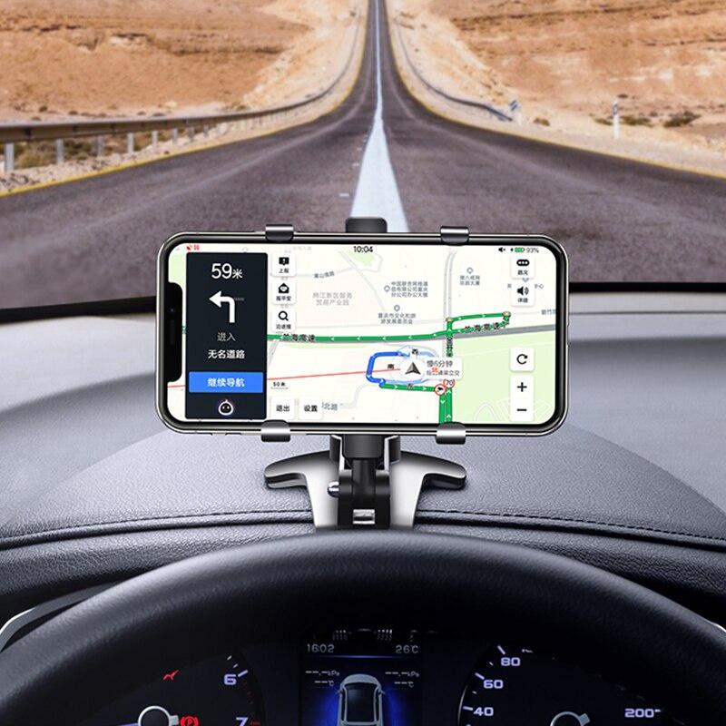 Giá đỡ điện thoại/GPS DVR xoay 360 độ gắn kính chiếu hậu xe hơi