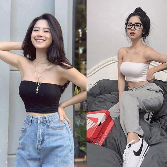 ÁO THUN gợi cảm QUÂY NGỰC ỐNG KHÔNG DÂY TUBE CROPTOP nữ dáng ôm màu trơn DƯỚI 55KG Choobe aomivn