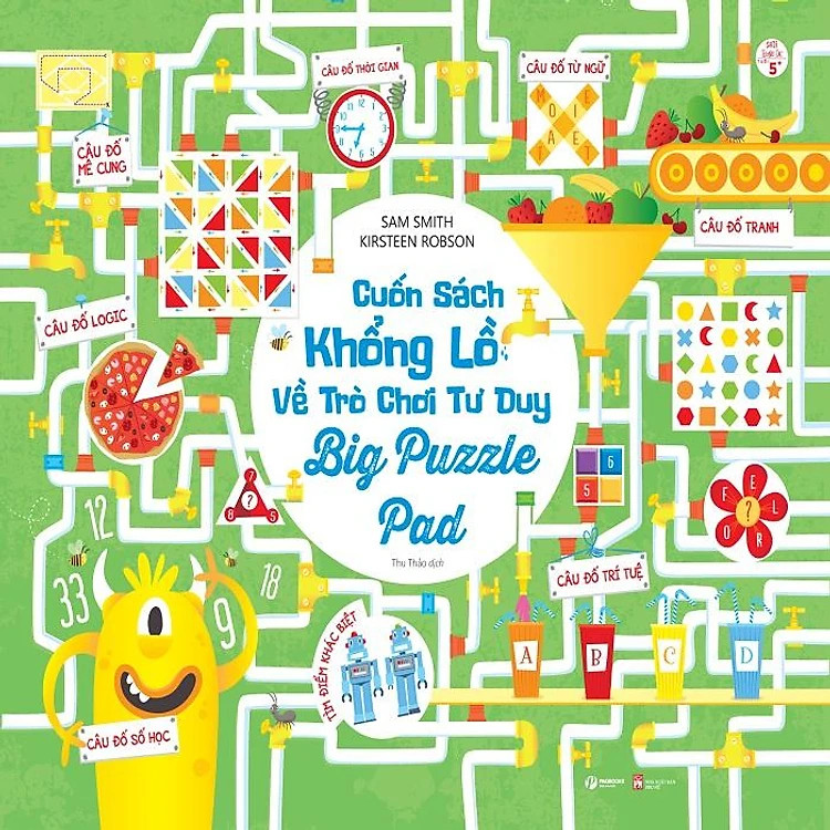 Cuốn Sách Khổng Lồ về Trò Chơi Tư Duy - Big Pluzzle Pad