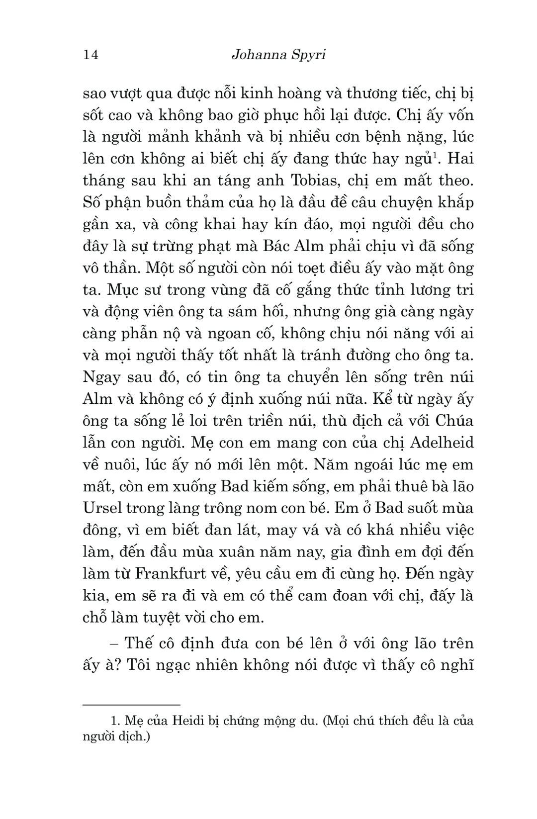 Văn Học Cổ Điển - Heidi (Tái Bản 2023)