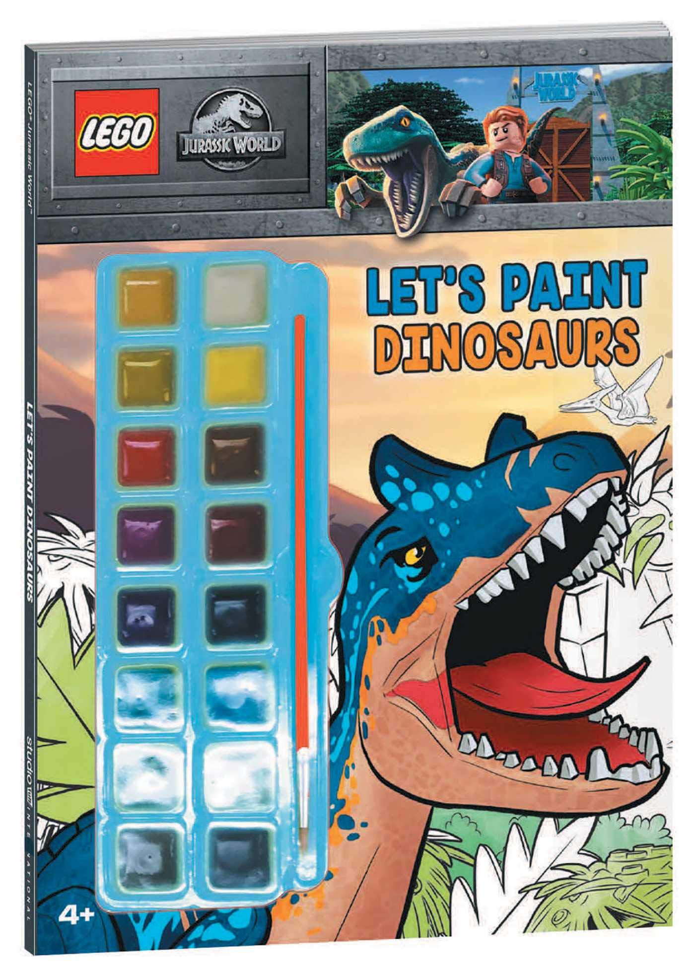 Lgo Jurassic World Lets Paint Dinosaurs